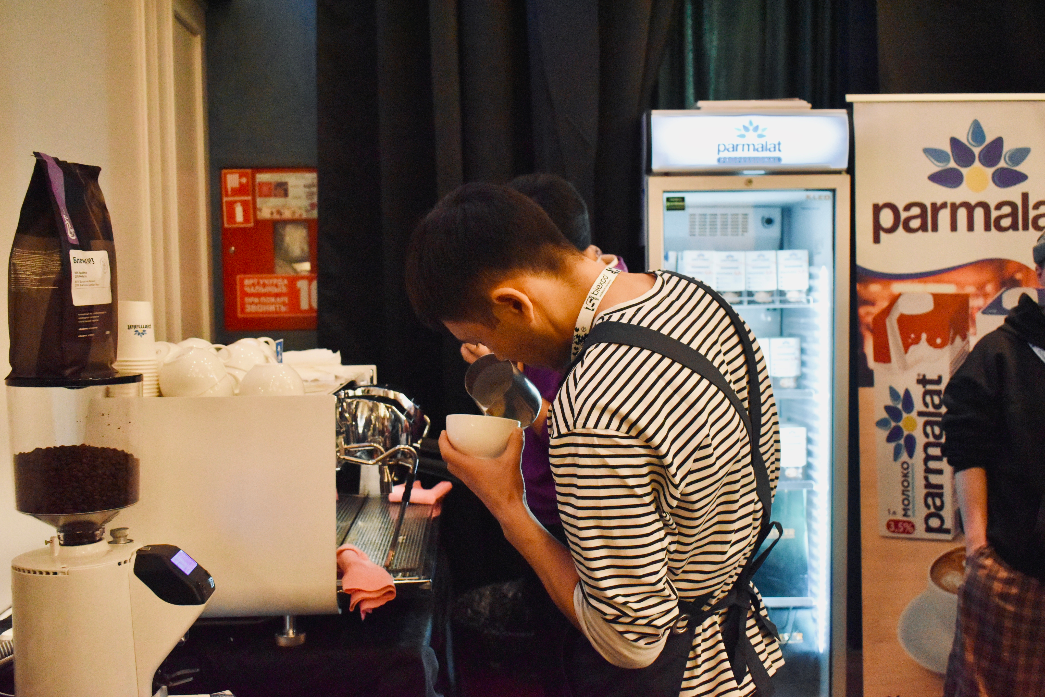 Coffee tasting session